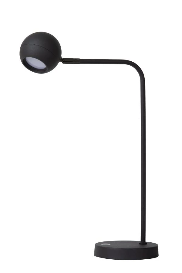 Lucide COMET - Lámpara de mesa Recargable - Batería/acumulador - LED Regul. - 1x3W 2700K - 3 StepDim - Negro - UIT